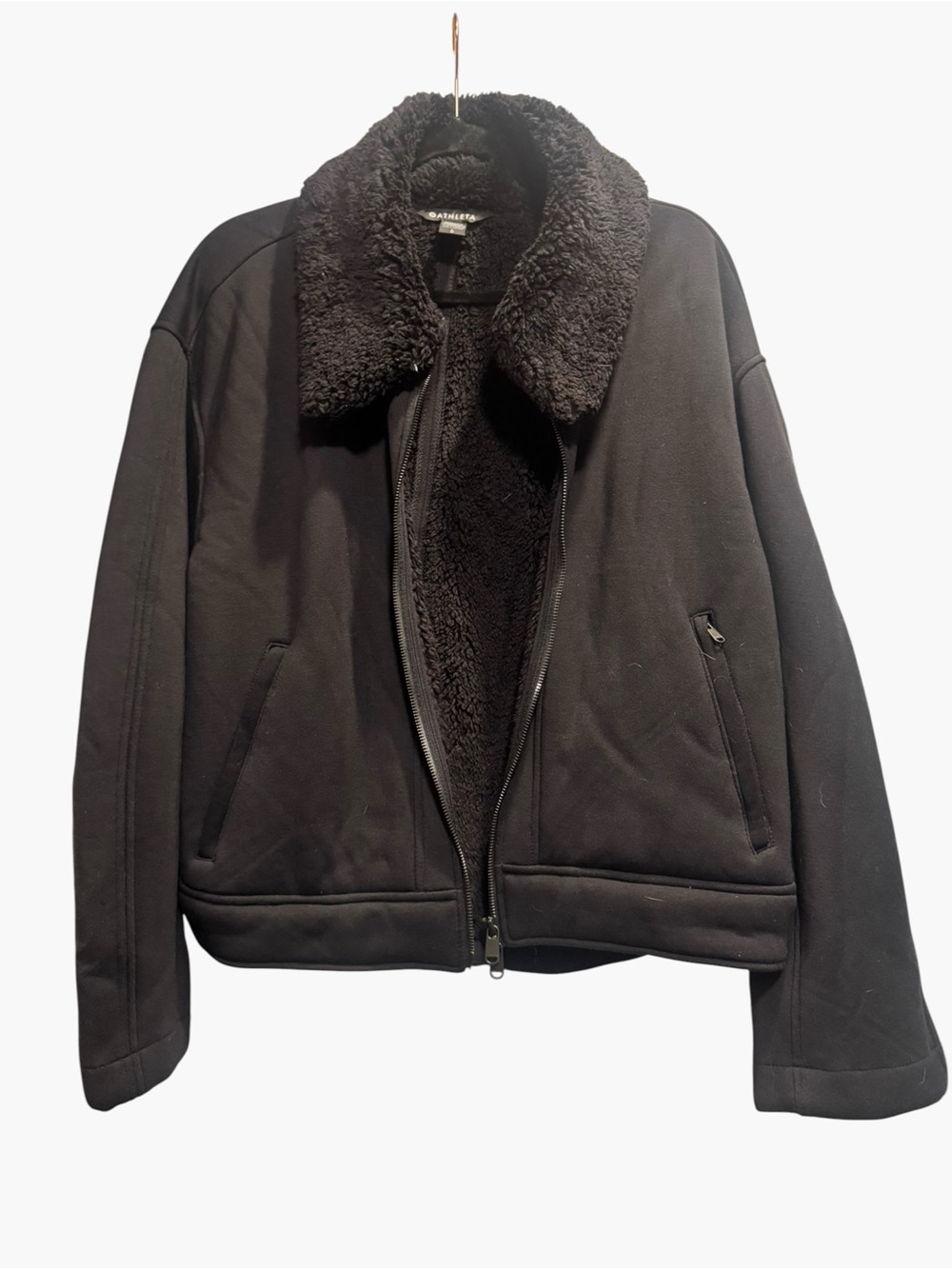 NWT Athleta “westbound” Sherpa lined Jacket - sz L